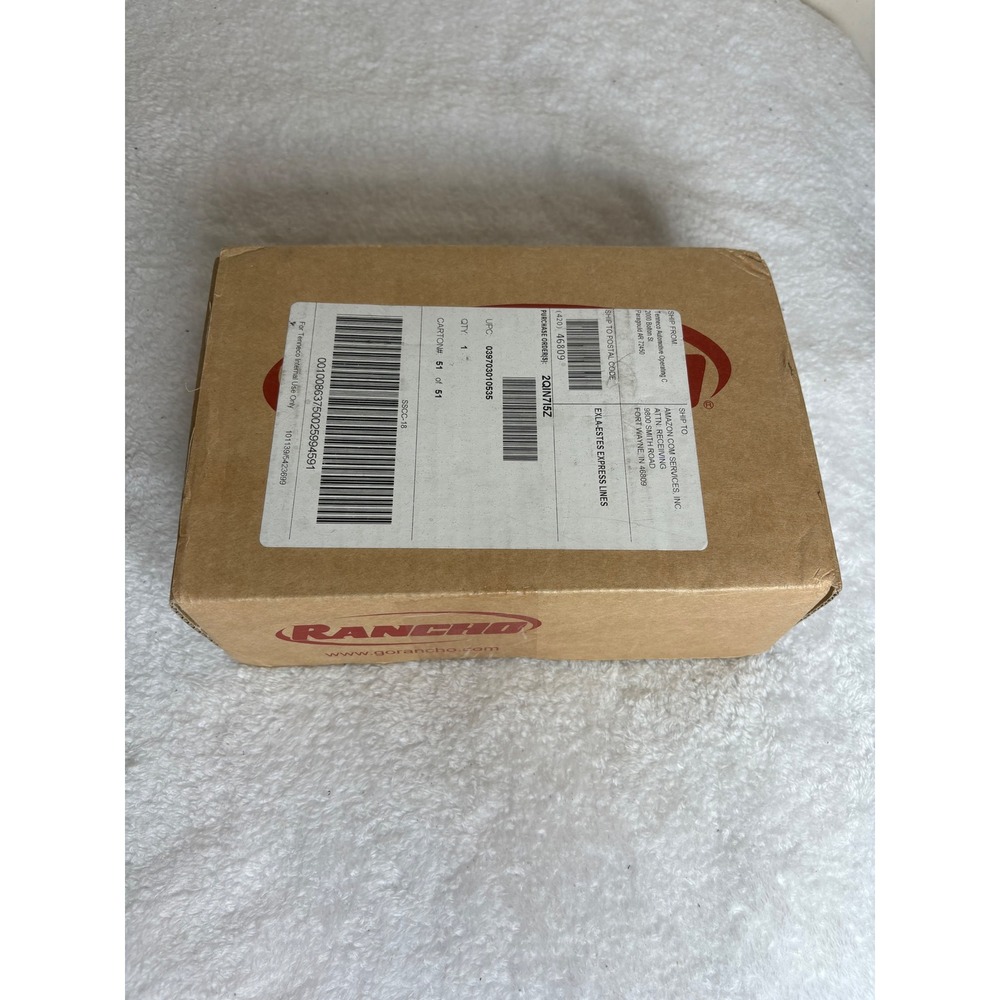 Rancho RS64102 RockGEAR Dual Steering Stabilizer Bracket Kit Jeep‎ Wrangler